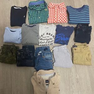 Boys bundle sizes ranging from 4 or 5